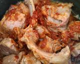 A picture of step 5 of Rajasthani Laal Maans Curry (Rajasthani Royal Mutton curry).