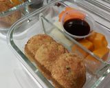 Foto langkah ke 6 dari resep Patty Tempe oven (vegetarian).