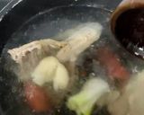 A picture of step 3 of Street Style Chicken Corn Soup.
