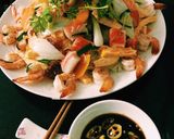 Hình bước làm 2 của món Bún xào Singapore