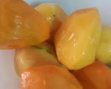 A picture of step 1 of Kerala style mango curry(Mambazha puliseerry).