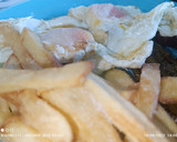 Foto del paso 1 de la receta: Huevos fritos con chorizo, pimiento y patatas