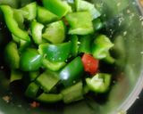 A picture of step 2 of Moong veggie chilla.