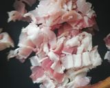 Zöldborsókrémleves pirított baconnel recept fázis 4 fotója