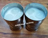 A picture of step 2 of Curd (Lassi).