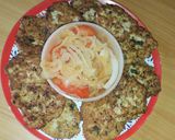 Foto del paso 4 de la receta: Tortitas de pollo con 🧀