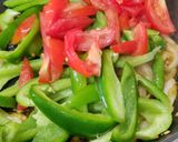 A picture of step 3 of Capsicum Tomato Dry Curry with Mustard Paste.