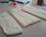 A picture of step 7 of Sourdough Croissants.
