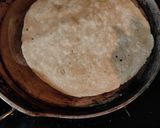 A picture of step 2 of Kundru peanut masala with roti (dinner sabji).