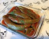 Une image de l'étape 7 de Piments verts marocains à la tomate,citron et persil.