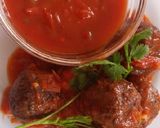A picture of step 9 of Meat balls in sauce.