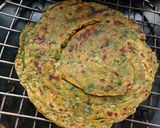 A picture of step 7 of Bathua Lachcha Paratha.