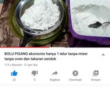 Foto langkah ke 3 dari resep Bolu pisang 1 telur tanpa oven tanpa mixer.