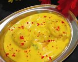 A picture of step 5 of Holi Special Kadhi Badi.