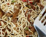 A picture of step 11 of My Tasty Pork Stir Fry Noodles & Pineapple. 😀.