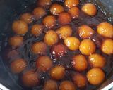Foto langkah ke 5 dari resep Bubur candil ubi kuning/kolak biji salak.