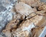 A picture of step 1 of Isa's fried chicken and potatoes #5threcipe.