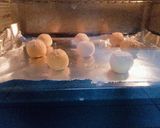 Hình bước làm 3 của món Bánh mì bí đỏ phô mai (Emmy 10m+)