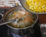 कॉर्न वेजटबले सूप (Corn vegetable soup recipe in Hindi) रेसिपी चरण 3 फोटो