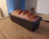 A picture of step 11 of Sweet purple potato bread loaf (using tongzhong recipe).