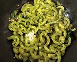 A picture of step 3 of Snake Gourd Poriyal.