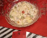 A picture of step 4 of Rainbow Fruit Chaat.