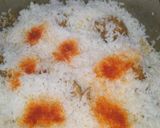 A picture of step 6 of Chicken korma biryani.