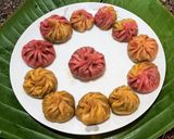 कलरफुल उकडीचे मोदक (ukadcihe modak recipe in marathi) रेसिपी स्टेप 5 फोटो 