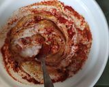 A picture of step 1 of Methi Fenugreek Chicken.