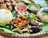 Hình bước làm 4 của món Lòng Gà Cháy Tỏi