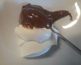 A picture of step 1 of Nutella truffles.
