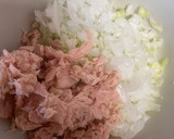 Foto del paso 3 de la receta: Pepinos rellenos de atún