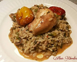 Foto del paso 28 de la receta: Wok de arroz cremoso con pollo,en salsa de pate y pimientos