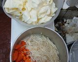 紅蘿蔔金針菇滷高麗菜的食譜步驟1照片