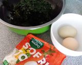 Foto del paso 2 de la receta: Mini tortillas de espinaca con papas fritas cuadradas