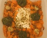 Sütőtökös-fetás-spenótos tészta recept fázis 3 fotója