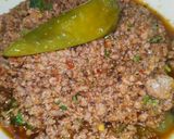 A picture of step 6 of Karahi qeema.