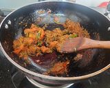A picture of step 3 of Kathal aloo ki subji.