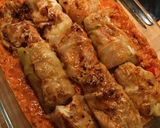 Spitzkohlrouladen in Tomatensauce mit Fetakäse überbacken Rezeptschritt 8 Foto