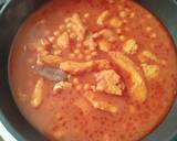 Foto del paso 5 de la receta Potaje de garbanzos de bacalao con tomate 🍅🐟
