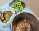 Hình bước làm 2 của món Gà nấu đậu
