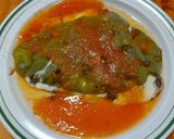 Foto del paso 4 de la receta: Nopal relleno de frijoles y queso
