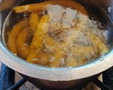 A picture of step 4 of Gatte ki Sabzi (dry and with gravy).