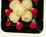 A picture of step 6 of Khoya seasame ladoo.
