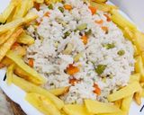 عکس مرحله 1 از دستور پلو سبزیجات