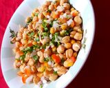 A picture of step 8 of Chickpeas and White peas Sprouts Salad.