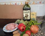 Foto del paso 1 de la receta: Guiso de habas con alcachofas y costillas