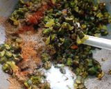 भिंडी प्याज़ की सब्जी (Bhindi pyaz ki sabzi recipe in hindi) रेसिपी चरण 4 फोटो