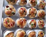 Foto langkah ke 6 dari resep Roti Natal Khas Italia (Mini Pannetone).