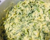 Foto del paso 3 de la receta: PURÉ CREMOSO DE BATATA 🍠 ACELGA 🥬 Y QUESOS 🧀🧀(Mi humilde receta 200) 👏💖💯+💯💗😉